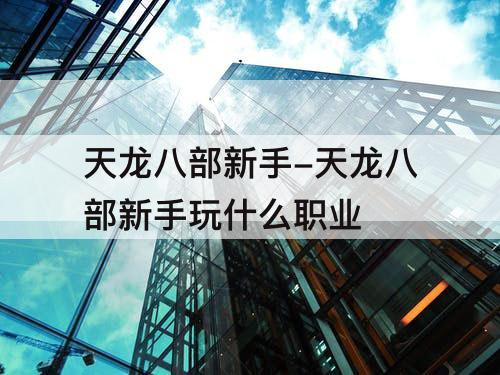 天龙八部新手-天龙八部新手玩什么职业