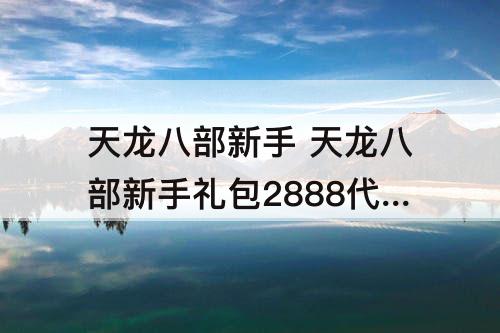 天龙八部新手 天龙八部新手礼包2888代码