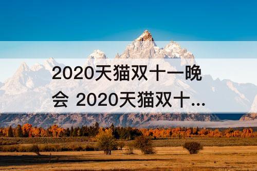2020天猫双十一晚会 2020天猫双十一晚会嘉宾