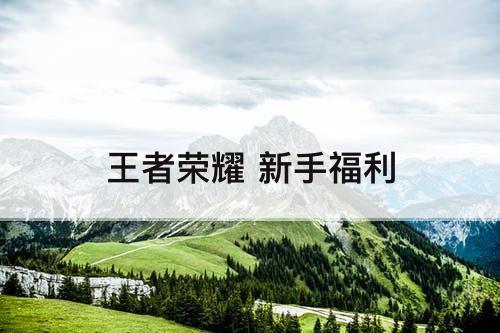 王者荣耀 新手福利