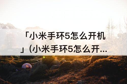 「小米手环5怎么开机」(小米手环5怎么开机只需几步了解操作)
