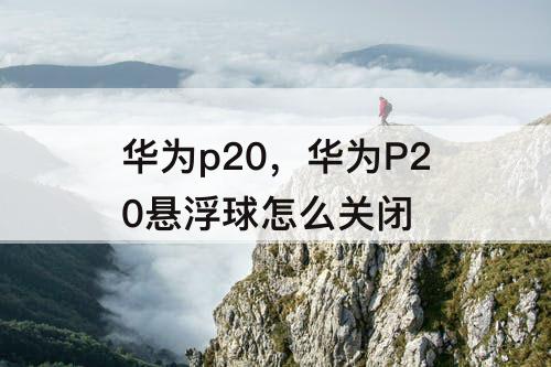 华为p20，华为P20悬浮球怎么关闭