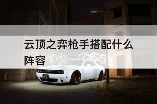 云顶之弈枪手搭配什么阵容
