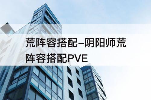荒阵容搭配-阴阳师荒阵容搭配PVE
