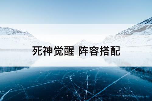 死神觉醒 阵容搭配