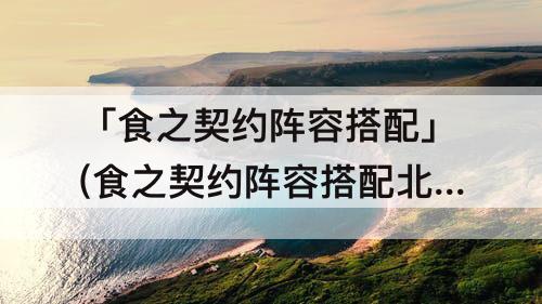「食之契约阵容搭配」(食之契约阵容搭配北京烤鸭)