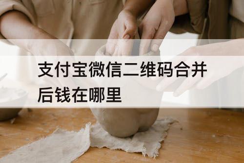 支付宝微信二维码合并后钱在哪里