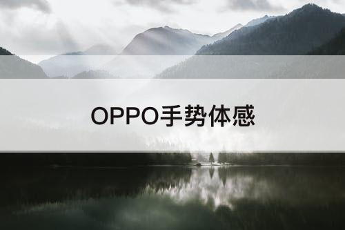 OPPO手势体感