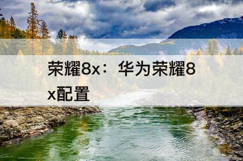 荣耀8x：华为荣耀8x配置