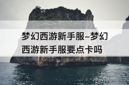 梦幻西游新手服-梦幻西游新手服要点卡吗