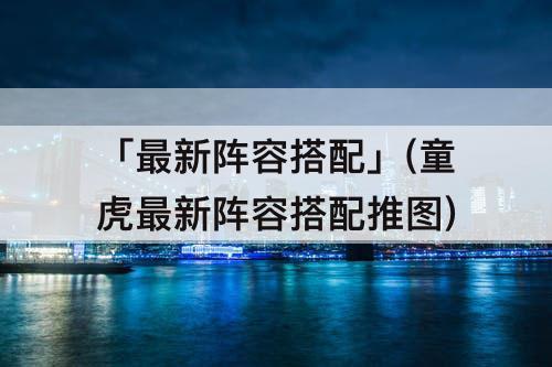 「最新阵容搭配」(童虎最新阵容搭配推图)